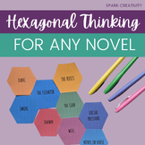 Hexagonal Thinking Kit: Editable for Any Novel