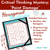 Hexagonal Thinking & Mystery Reading Activity - Critical T