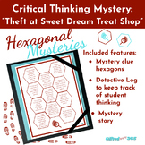Hexagonal Thinking & Mystery Reading Activity - Valentine'