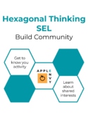 Hexagonal Thinking SEL I Back to School I Community Building