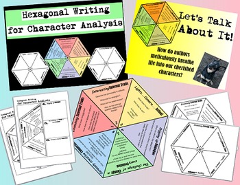 Preview of Hexagonal Writing for Character Analysis