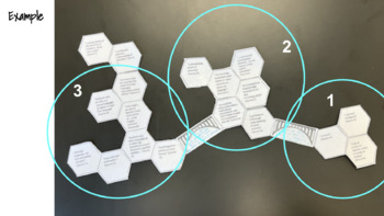 Preview of Hexagonal thinking activity for the AP Language monolingualism synthesis prompt