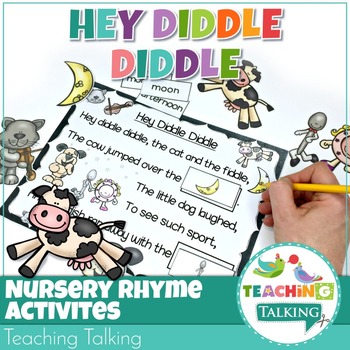 Nursery Rhyme Activities for Hey Diddle Diddle by Teaching Talking