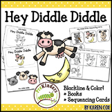 Hey Diddle Diddle Books & Sequencing Cards