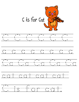 Hey Diddle Diddle - C is for Cat Handwriting by Curriculum Creations by ...