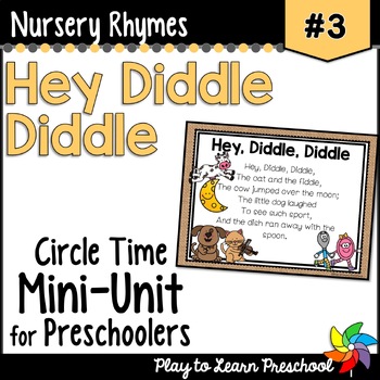 Preview of Hey Diddle Diddle Nursery Rhyme