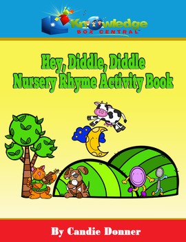 Preview of Hey, Diddle, Diddle Nursery Rhyme Activity Book