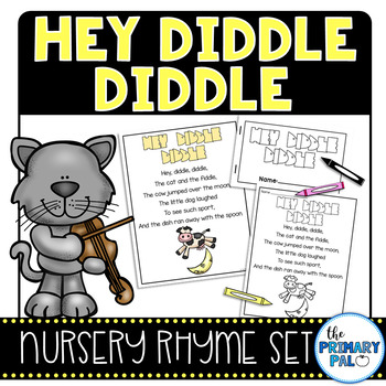 Preview of Hey Diddle Diddle Nursery Rhyme and Book Set