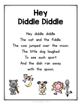 Hey Diddle Diddle Readers' Theater by Primary Delight | TpT