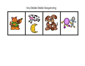 Hey Diddle Diddle Sequencing Cards by Family of Four | TpT
