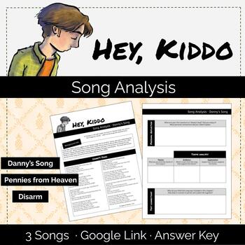 Preview of Hey, Kiddo · Song Analysis · Jarrett Krosoczka · Google Link · Graphic Novel