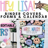Hey Lisa! Bright & Happy Binder Covers & Classroom Forms |