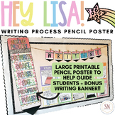 Writing Process Pencil | The Writing Process Poster Writin