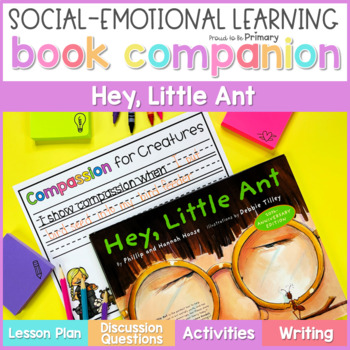 Preview of Hey, Little Ant Book Companion Lesson - Empathy Activities, Lesson & Craft