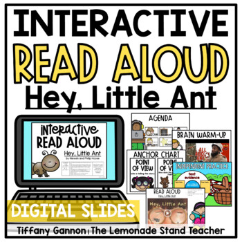 Preview of Hey, Little Ant Point of View Digital Read Aloud Google Slides TM