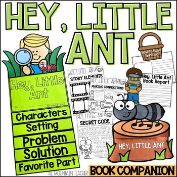 Preview of Hey, Little Ant Read Aloud Activities with Bug Crafts for Insect Theme