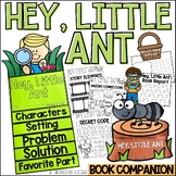 Hey, Little Ant Read Aloud Activities with Bug Crafts for 