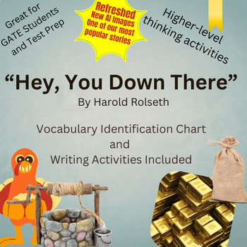 Preview of Hey, You Down There by Harold Rolseth Author's Purpose Questions and Activities