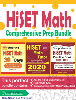 Preview of HiSET Math Prep Bundle: Everything You Need to Ace the HiSET Math Test