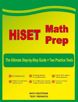 Preview of HiSET Math Prep: The Ultimate Step-by-Step Guide + Two Practice Tests