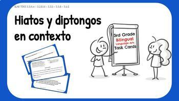 Preview of Hiatos & Diptongos and Expository Text Comprehension Task Cards