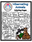 Hibernating Animals / Hibernation Coloring Pages: Groundho