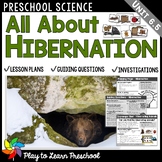 Hibernation - Animal Preschool PreK Science Centers