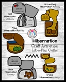 Hibernation Craft Activities with Groundhog, Bear, Snake, 