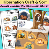 Hibernation Craft & Sorte | Winter Animals Over & Under the Snow