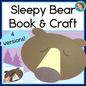 Preview of Hibernation Bear Craft and Book | Animals in Winter | Hibernate Migrate Adapt