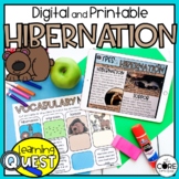 Hibernation Lesson Plans - Print & Digital Hibernation Ani