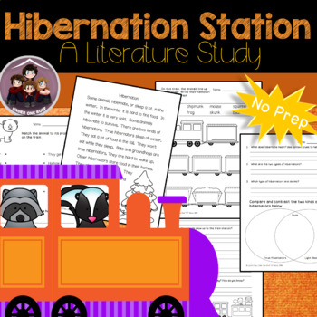 Preview of Hibernation Station A Literature Unit