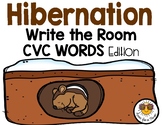 Hibernation Write the Room - CVC Words Edition