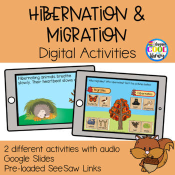 Preview of Hibernation and Migration Digital Activities | Google Slides