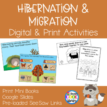 Preview of Hibernation and Migration Print and Digital Readers and Activities