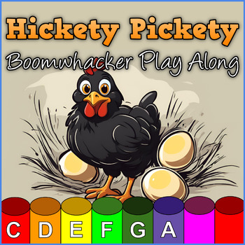 Preview of Hickety Pickety My Black Hen - Boomwhacker Play Along Videos & Sheet Music