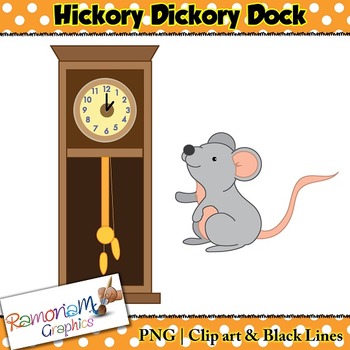 Hickory Dickory Dock Clipart