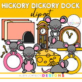 Hickory Dickory Dock Clipart (Nursery Rhyme Clip Art)