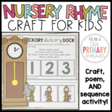 Hickory Dickory Dock Craft | Nursery Rhyme Crafts | Nurser