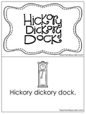 Hickory Dickory Dock Early Emergent Reader. Pre-K and Kind