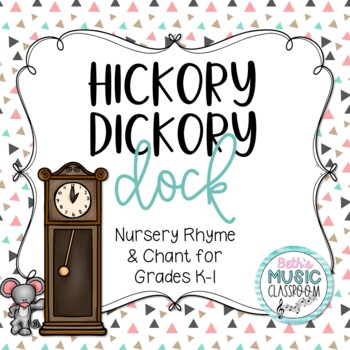 Preview of Hickory Dickory Dock Movement Activity - Free!