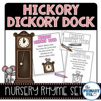 Preview of Hickory Dickory Dock Nursery Rhyme and Book Set