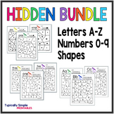 Hidden Bundle: Numbers, Letters, Shapes