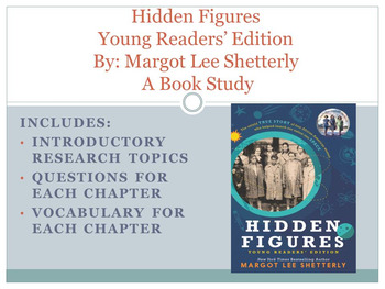 Preview of Hidden Figures: A Book Study