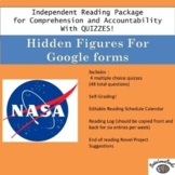 Hidden Figures Independent Reading Package with Quizzes! F
