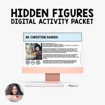 Preview of Hidden Figures Interactive Biography for Black History Month 