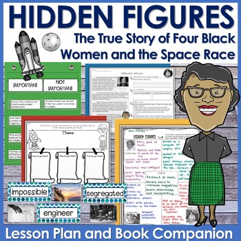 Preview of Hidden Figures Lesson Plan and Book Companion
