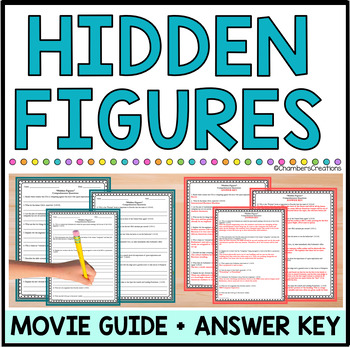 Preview of Hidden Figures Movie Guide Black Women's History Month STEM