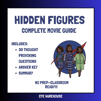 Preview of Hidden Figures Movie Guide + Answer Key! Classroom Ready, no PREP!  