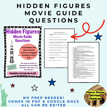 Preview of Hidden Figures Movie Guide Questions